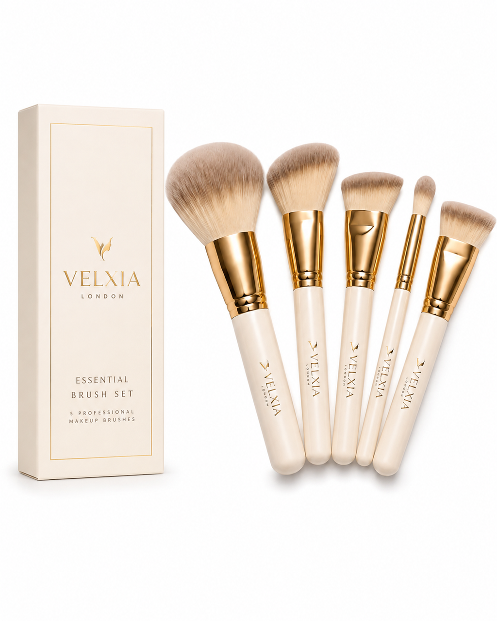 Velxia London Essential Brush Set