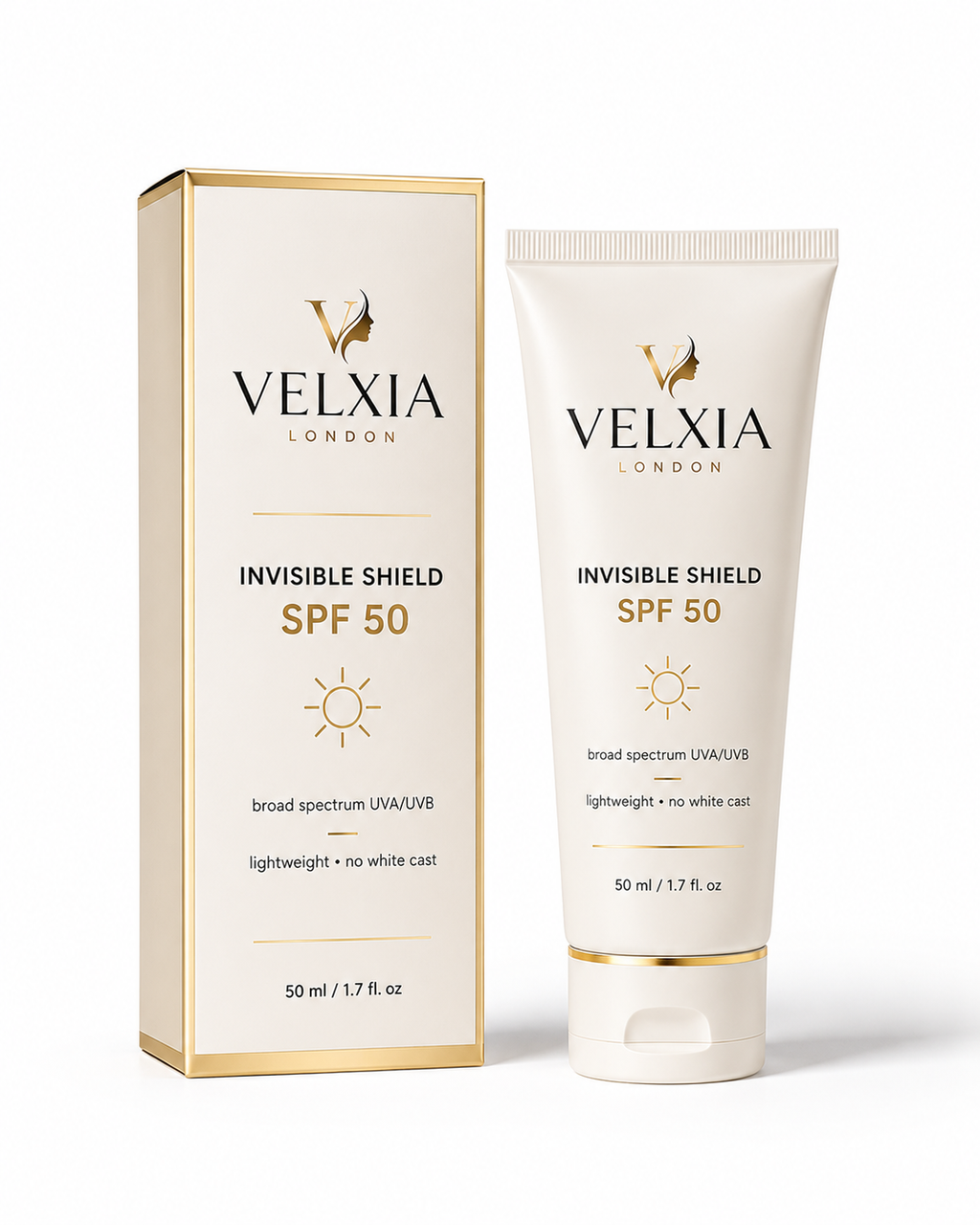 Velxia London Invisible Shield SPF 50