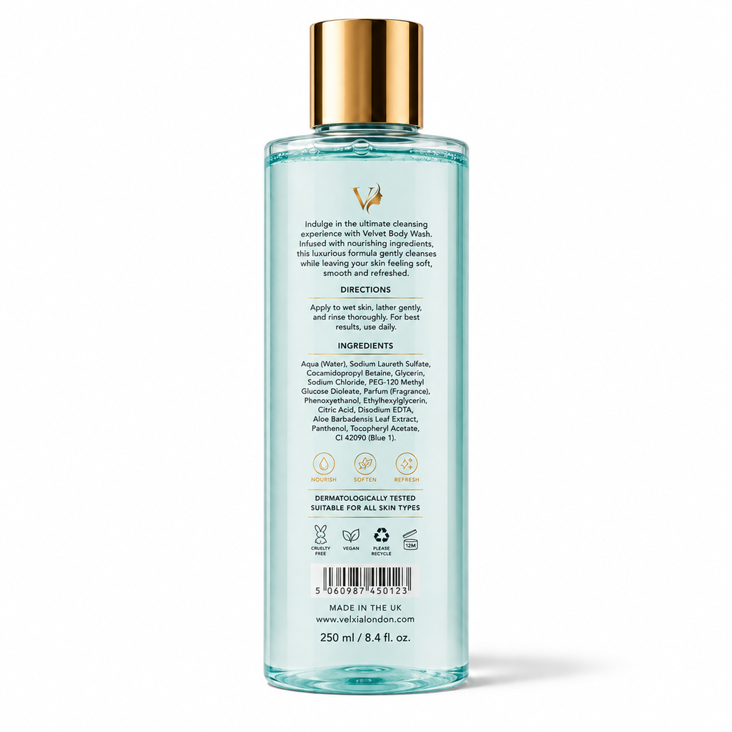 Velxia London Velvet Body Wash