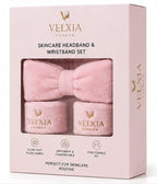 Velxia Skincare Headband & Wristband Set