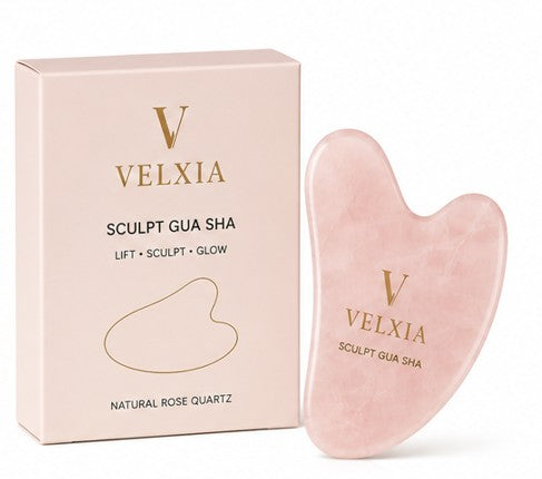 Velxia London Sculpt Gua Sha – Rose Quartz