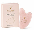 Velxia London Sculpt Gua Sha – Rose Quartz