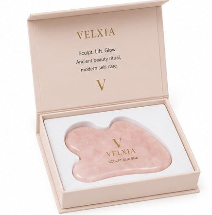 Velxia London Sculpt Gua Sha – Rose Quartz